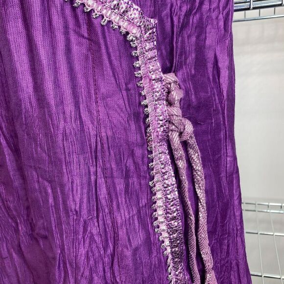 Women's Embroidered Sequins Sheath Dress‎ Sz 40 Sz M Indian Summer Festival - Picture 6 of 11